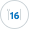 16 porcí