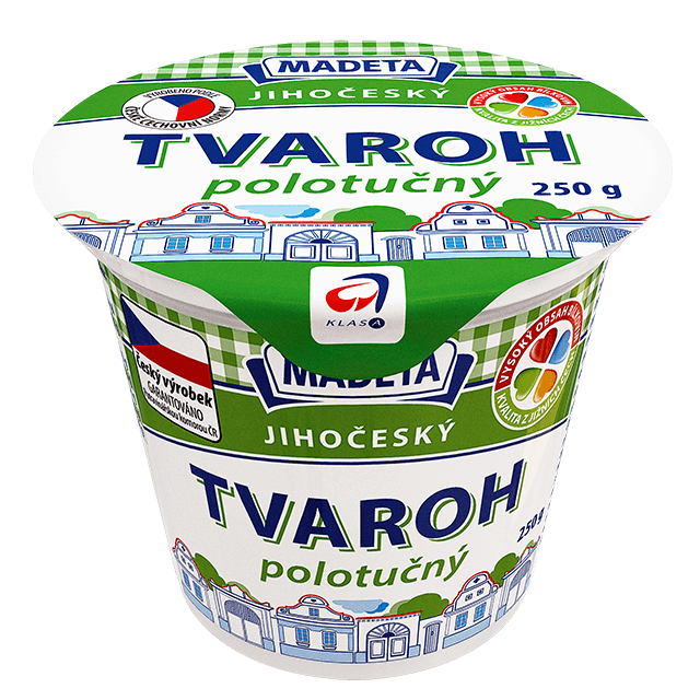 Jihočeský tvaroh polotučný