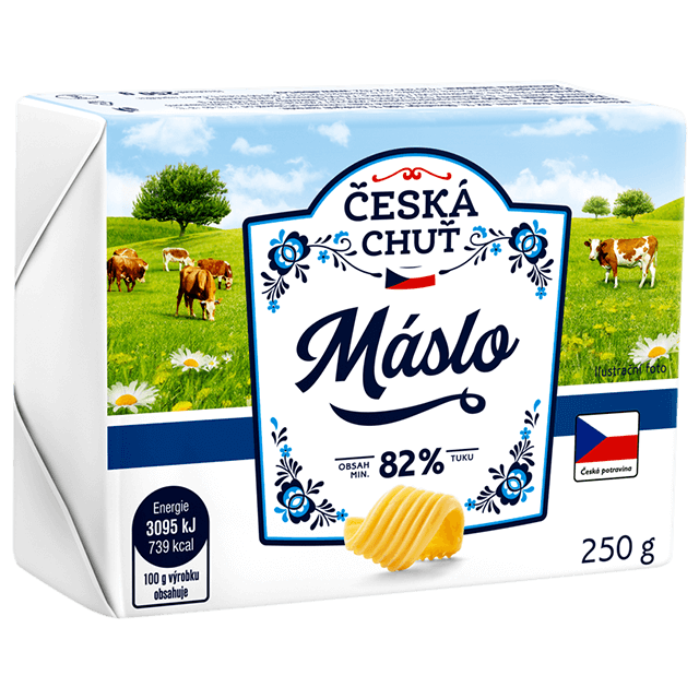 Česká chuť Máslo 82%