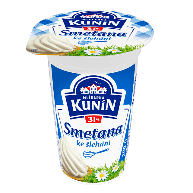 Kunín Smetana ke šlehání 31%