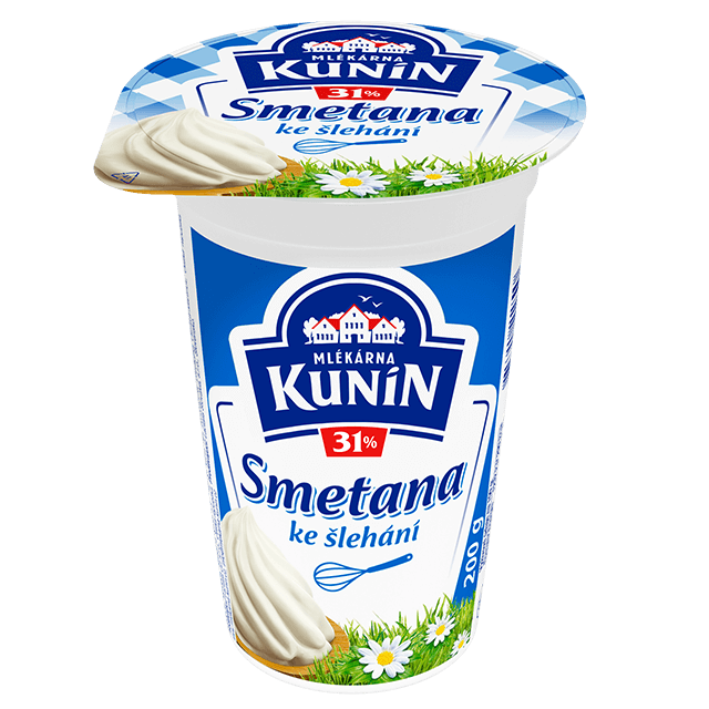 Kunín Smetana ke šlehání 31%