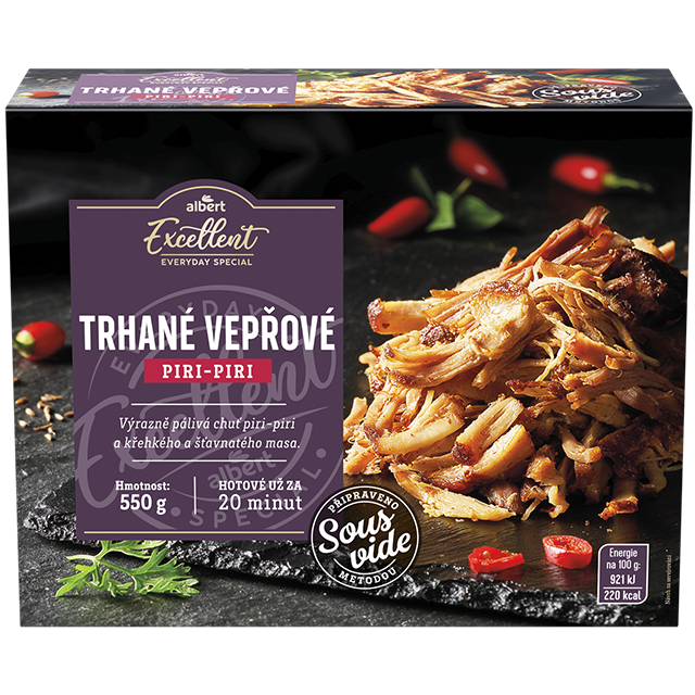 Vepřové trhané PIRI-PIRI