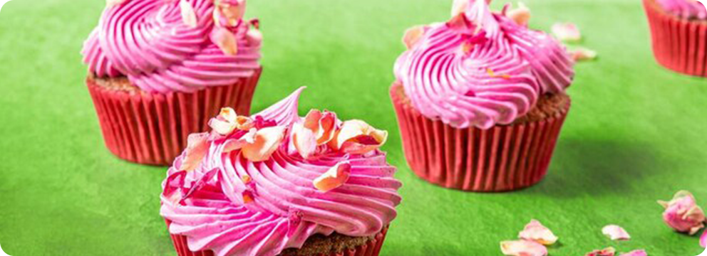Bio růžové cupcaky Malého prince - Desktop