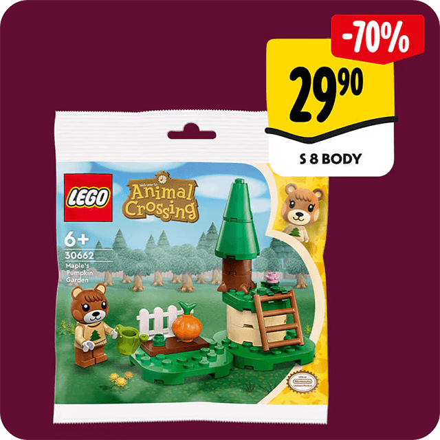 LEGO® Animal Crossing™ Maple a její dýňová zahrada