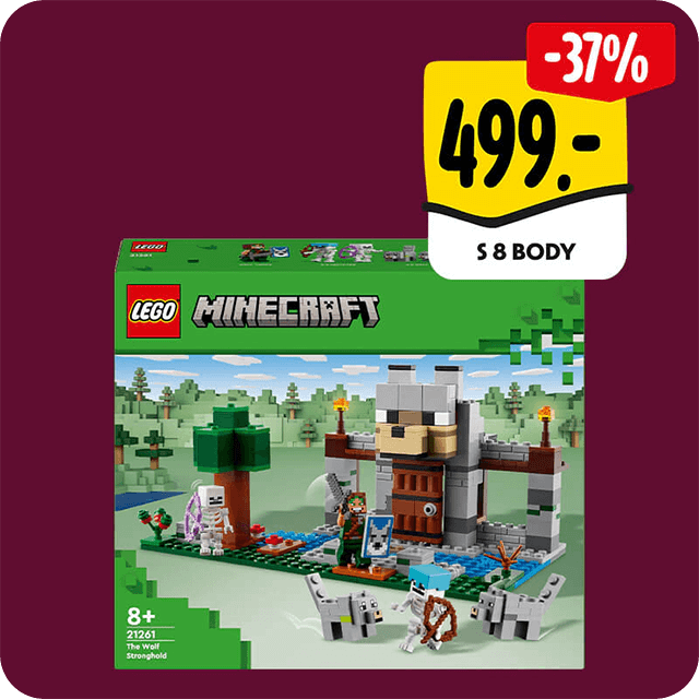 LEGO® MINECRAFT® Vlčí pevnost