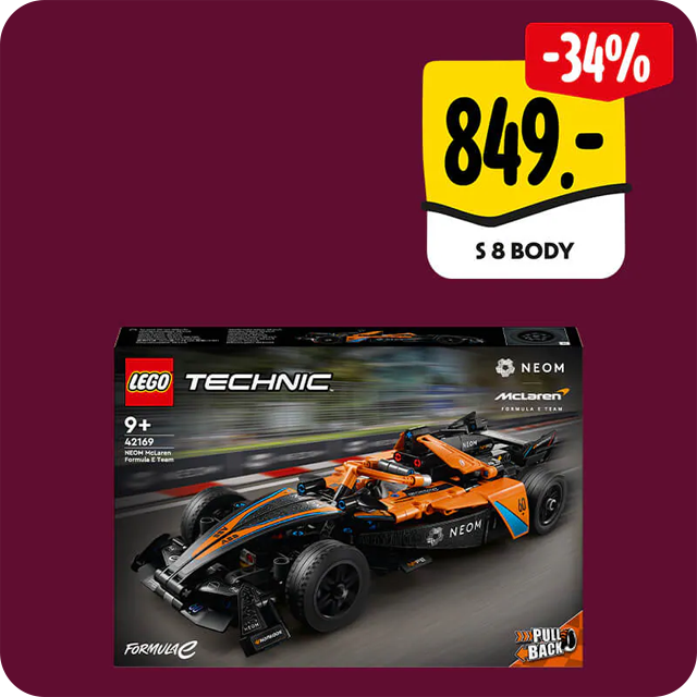 LEGO® TECHNIC NEOM McLaren Formula E Race Car