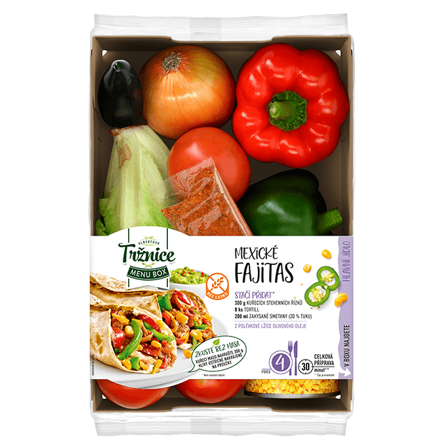 Albert Menu Box Mexické fajitas