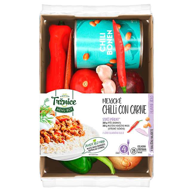 Albert Menu Box Mexické chilli con carne