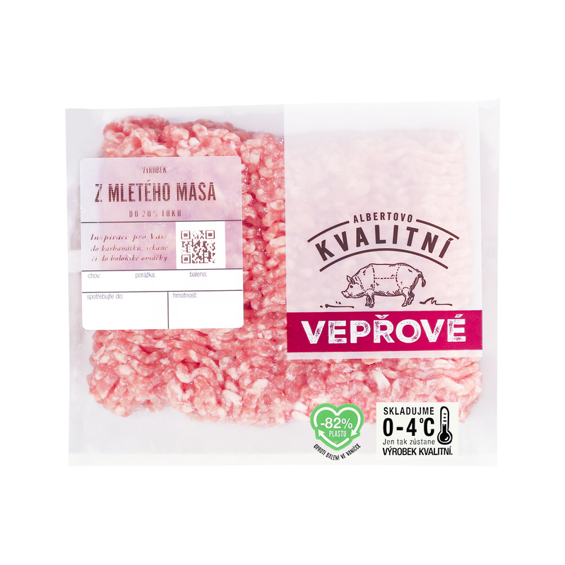 Výrobek z mletého vepřového masa