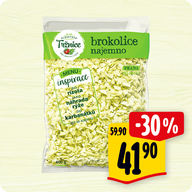 Menu Inspirace Brokolice najemno