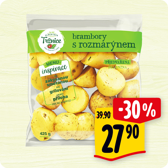 Menu Inspirace Brambory s rozmarýnem