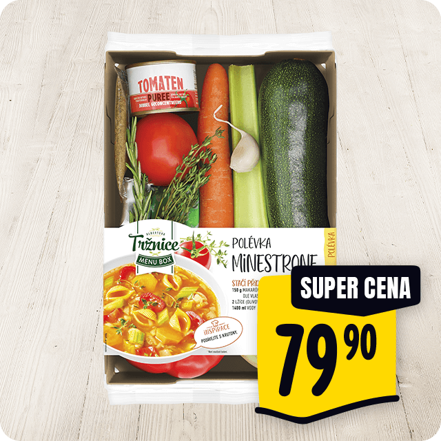 Albert Menu box Polévka Minestrone