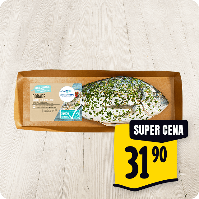 Pražma v česnekovo-bylinkové marinádě