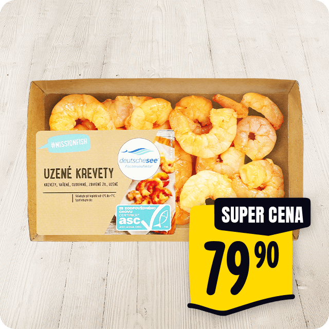 Uzené krevety