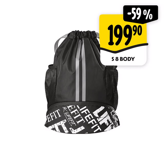 Sportovní batoh černo-šedý
