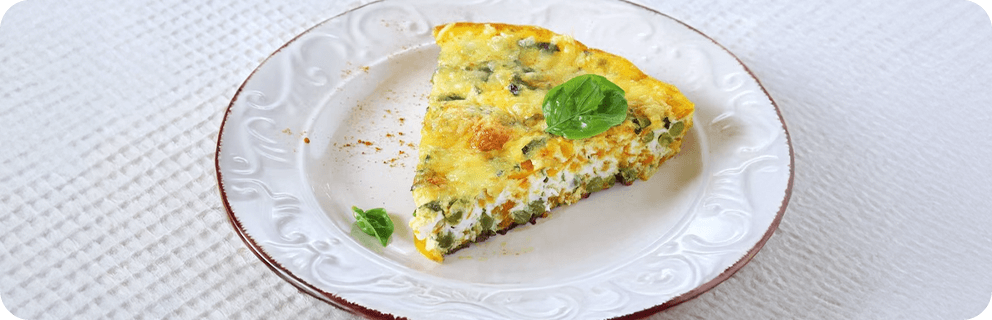 Rychlá frittata s italskou zeleninovou směsí - Desktop