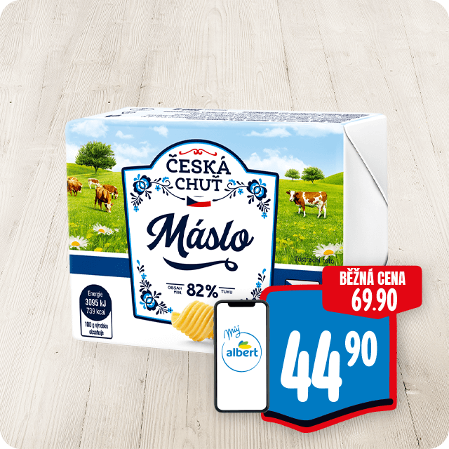 Česká chuť máslo