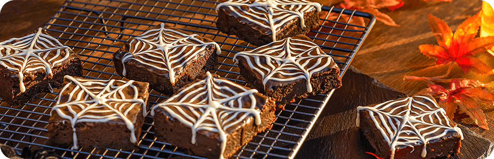 Pavoučí brownies - Desktop