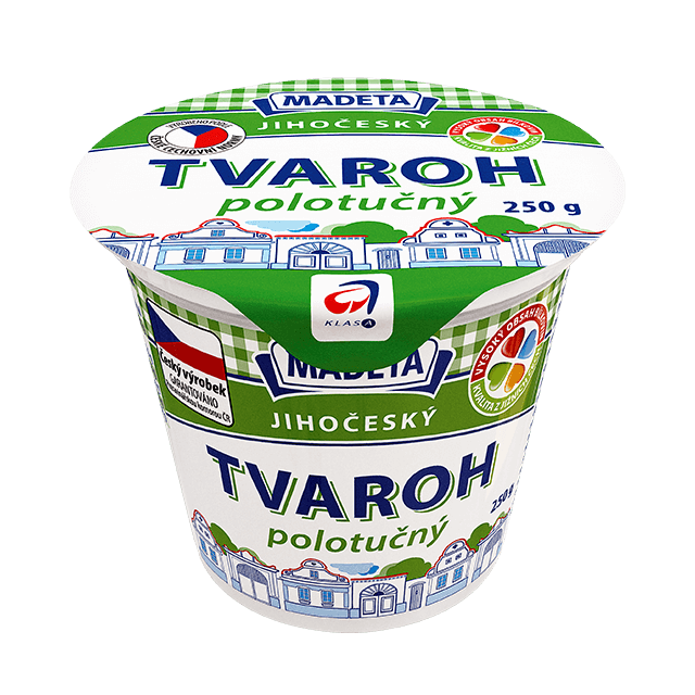 Jihočeský tvaroh polotučný