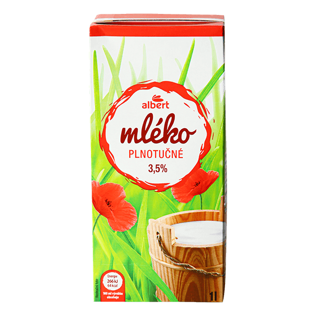 Albert Trvanlivé mléko 3,5%