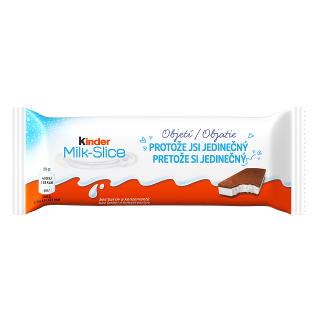Kinder Mléčný řez