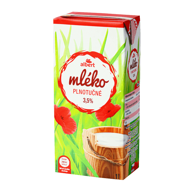 Albert Trvanlivé mléko&nbsp;3,5%