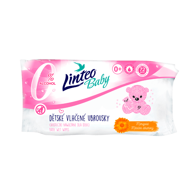 Linteo Baby Dětské vlhčené ubrousky