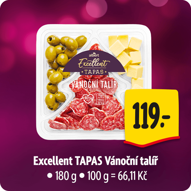 Excellent Tapas Vánoční talíř