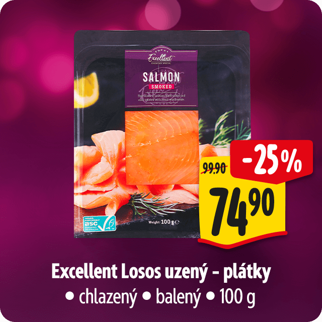 Excellent Losos uzený – plátky