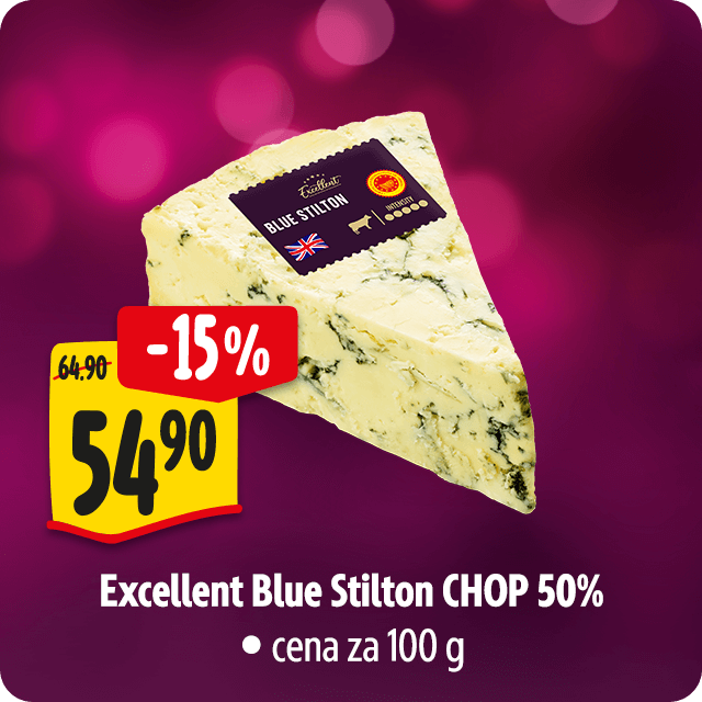 Excellent Blue Stilton CHOP 50 %