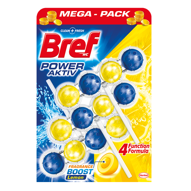 Bref WC blok Power aktiv