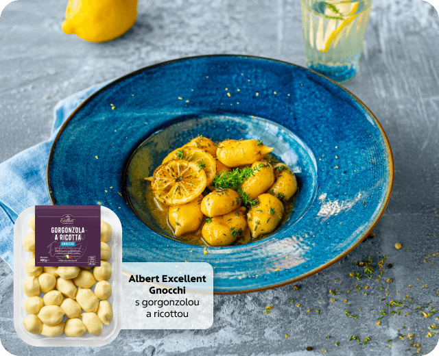 Rychlé gnocchi s citronovomáslovou omáčkou - Mobile