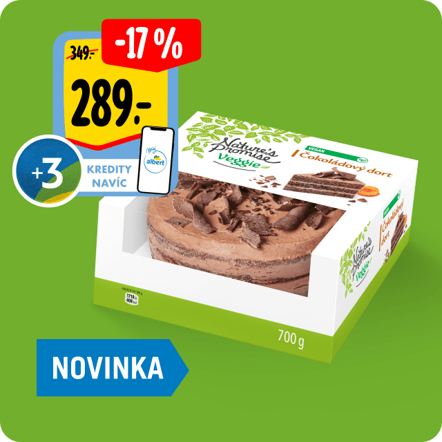 Nature's Promise Veggie Čokoládový dort