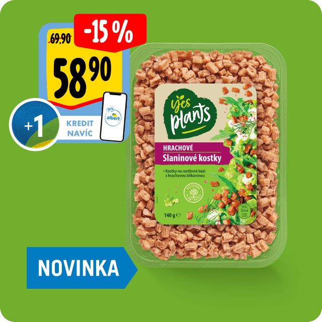 Yes Plants Hrachové slaninové kostky