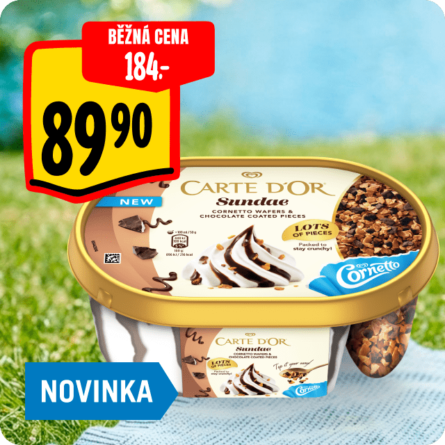 Zmrzlina Carte d' Or Soft & Crunchy
