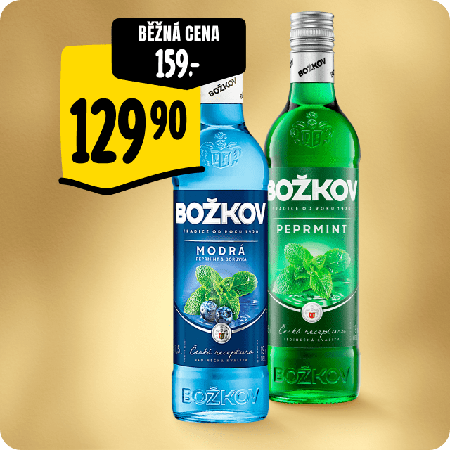 Božkov Modrá/Peprmint
