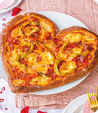 I LOVE YOU PIZZA banner