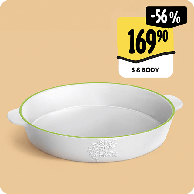 Porcelánová zapékací mísa