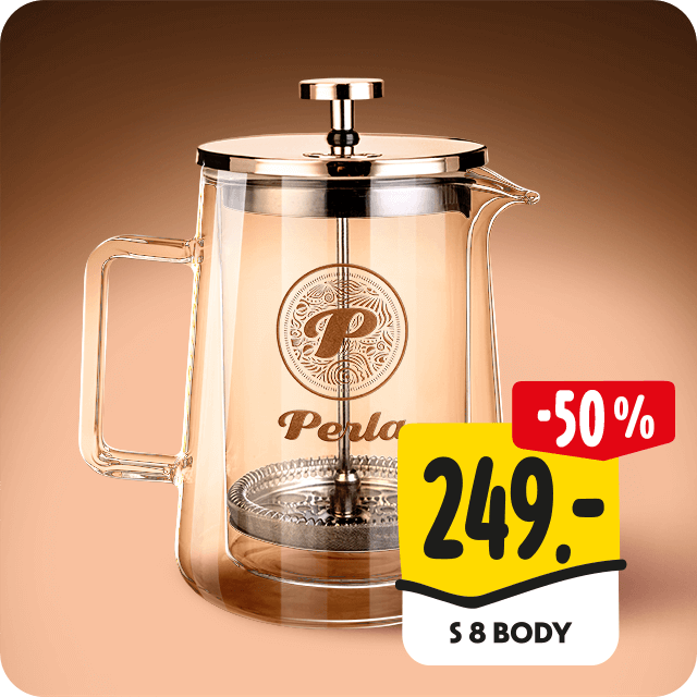 French press dvoustěnný 800 ml